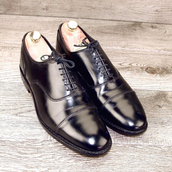 Allen Edmonds Other - Allen Edmonds BOND STREET Cap Toe Oxford 9 D Black * add $15 new Trees